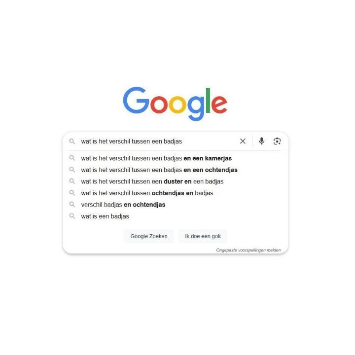 Badjasvragen van Google beantwoorden