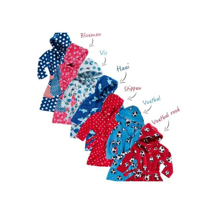 De mooist gekleurde kinderbadjassen