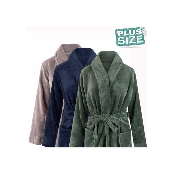 De perfecte badjas in een grote maat