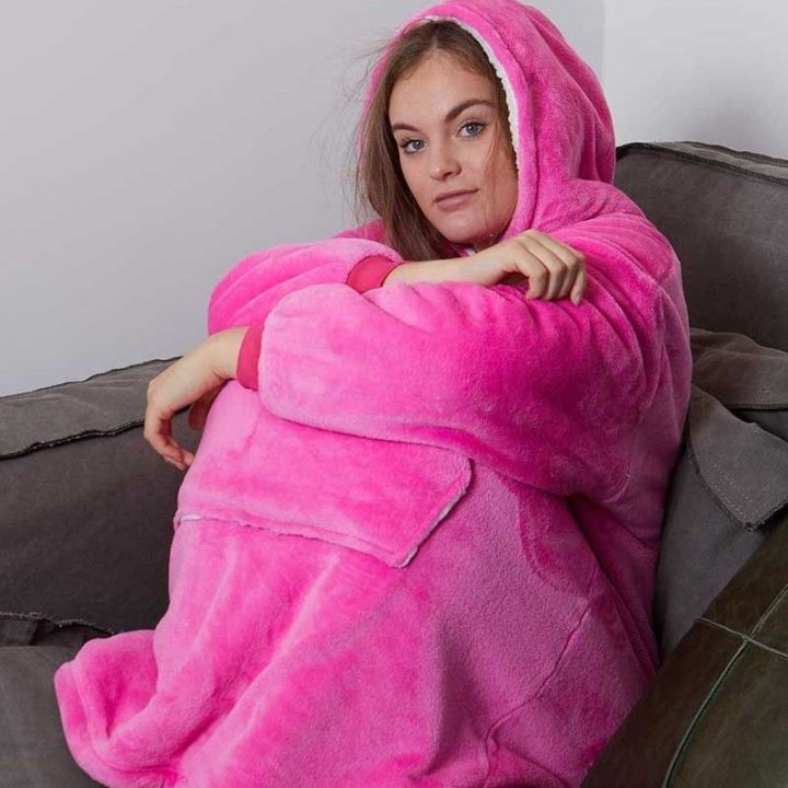 Extra lange draagbare deken