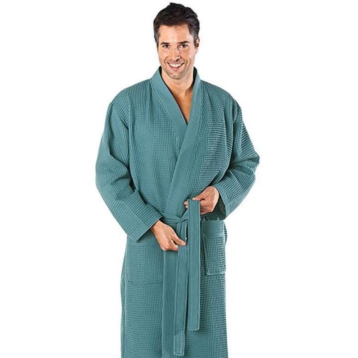 Groene herenbadjassen