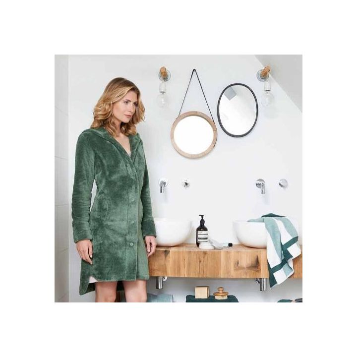 Mooie olijfgroene badjassen