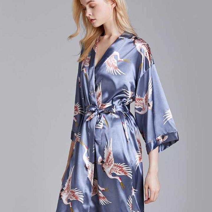 Ochtendjas kimonokraag