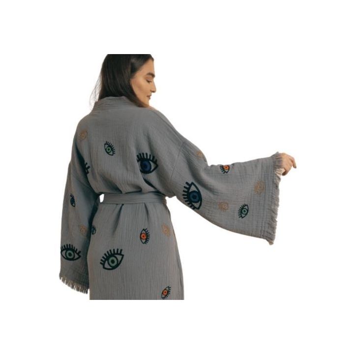 Prachtige patronen op saunabadjassen