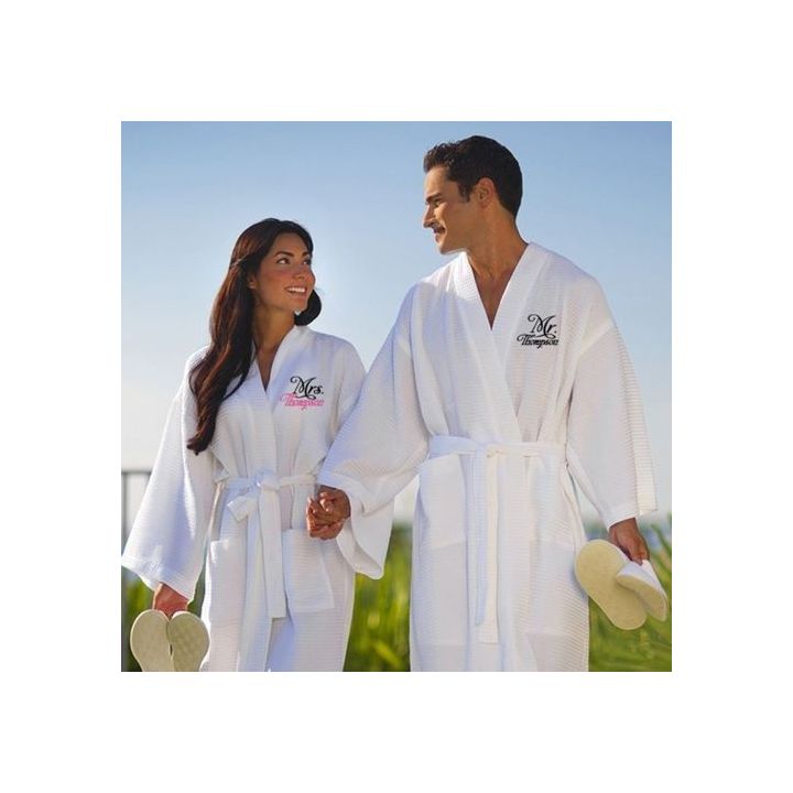 Trouwen in een badjas?