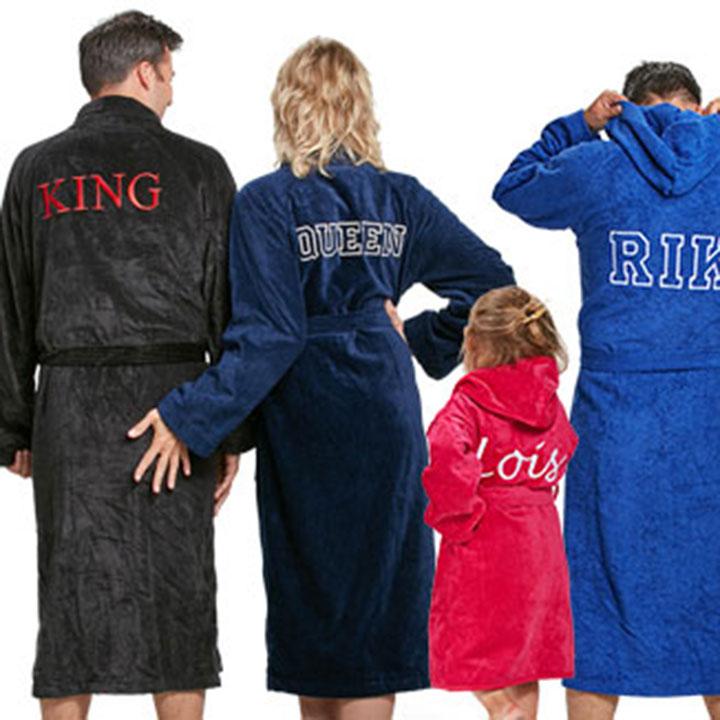 Wat staat er op jouw badjas?