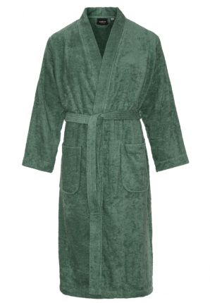 Kimono badstof katoen – olijfgroen