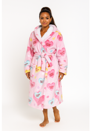 Damesbadjas snoep hartjes