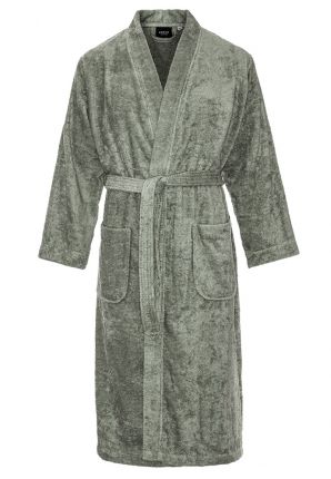 Kimono badstof katoen – olijfgroen