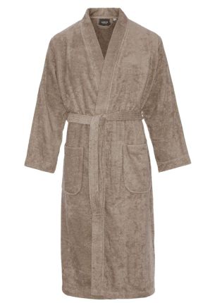 Kimono badstof katoen – taupe