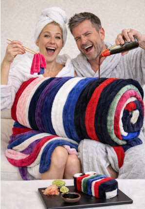 badjas ceinturen velours katoen