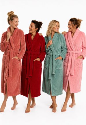 Dames badjas stippen design - Ten Cate