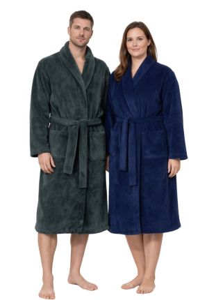 Wellness badjas velvet - hotel kwaliteit