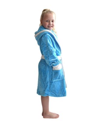 Kinderbadjas met capuchon