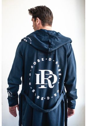 D-Robe badjas met capuchon - Blauw