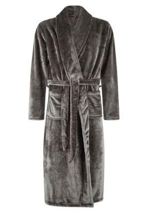 flanel fleece badjas unisex