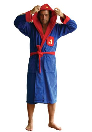 funky badjas blauw CHAMP