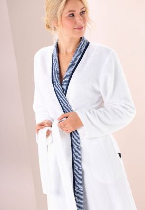 Cawo dames kimono wit badstof