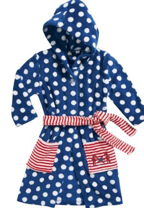 Playshoes kinderbadjas met stippen