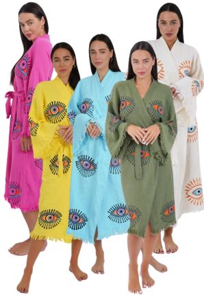 Kimono handgemaakt - sauna kimono boho
