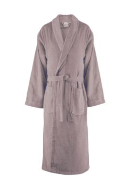 Sauna badjas velours katoen – unisex – taupe