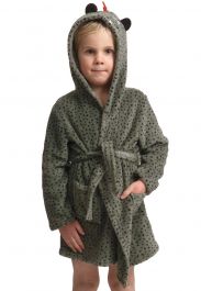 Volunboy jongens capuchon jas, cartoon print winddichte windjack met rits, outwear, 2-3 jaar