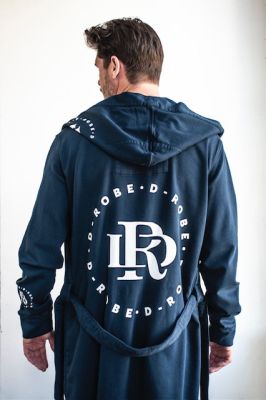 D-Robe badjas met capuchon - Blauw