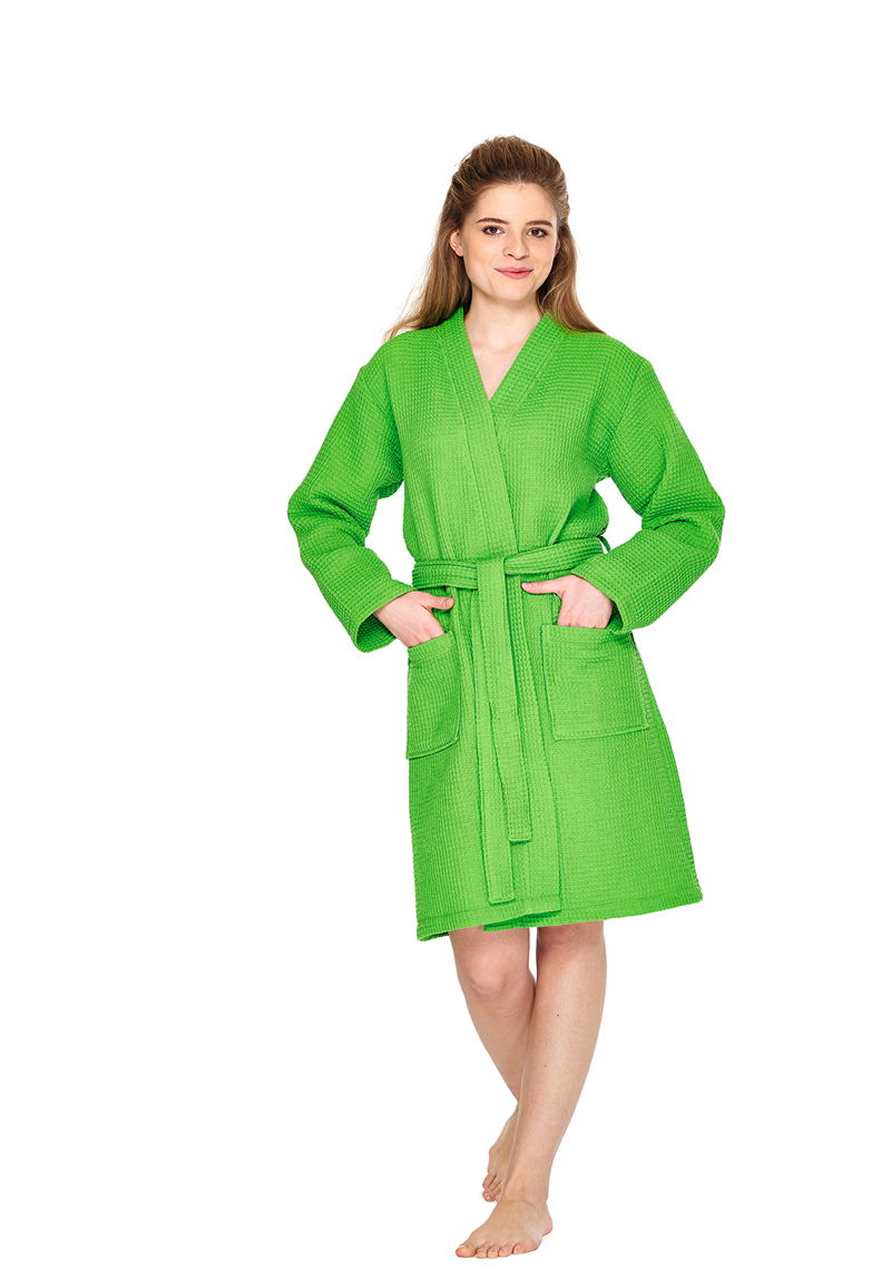 Groene kimono badjas dames-s