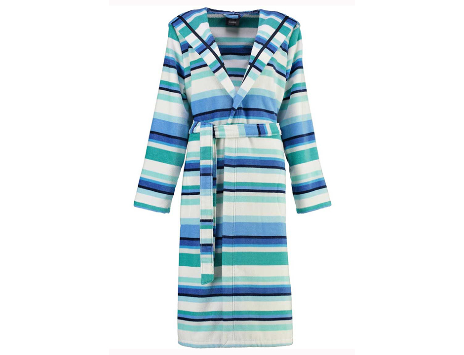 Luxe Cawo damesbadjas strepen