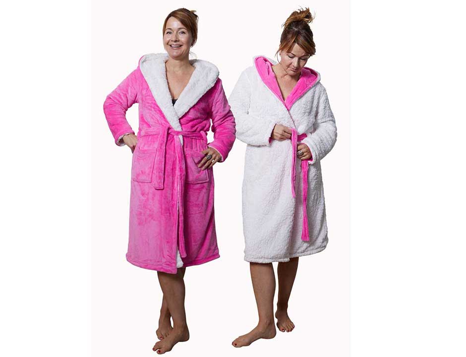 Sherpa badjas fleece - hardroze