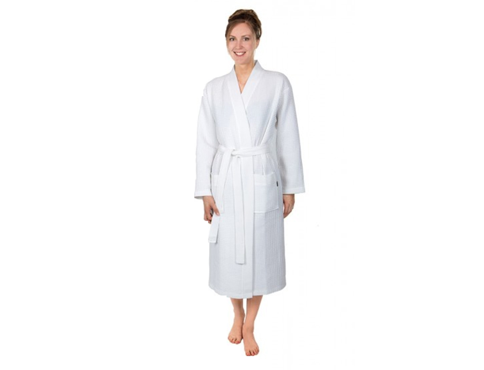 Kimono wafel badjas wit