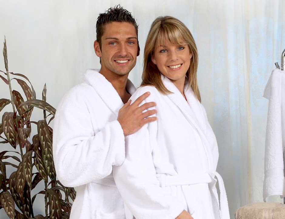 Badjas 2XL-10XL - witte badjas