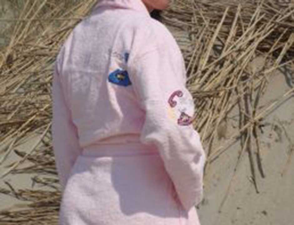 Badjas girl talk Aegean Apparel