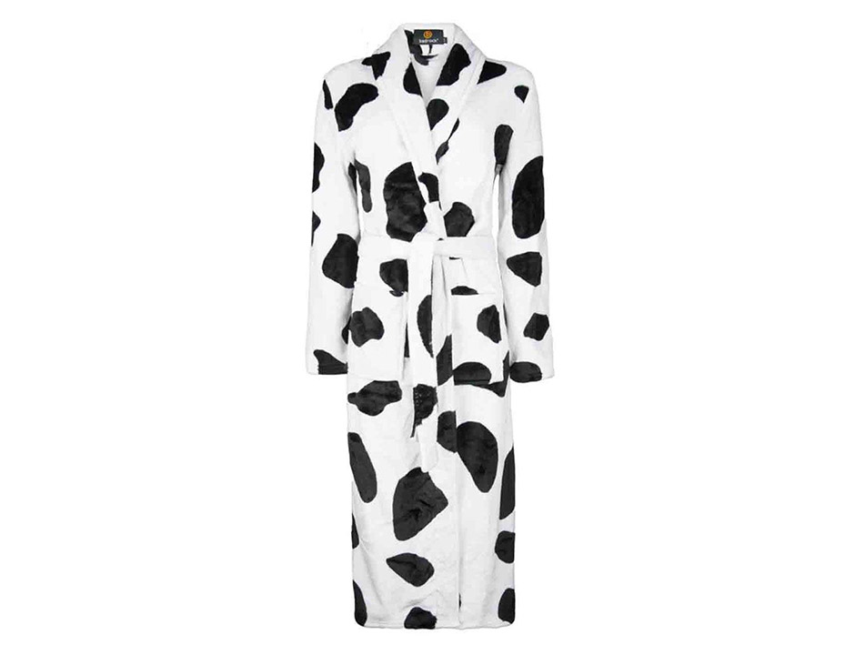 Koeienprint badjas - ik hou van Holland badjas