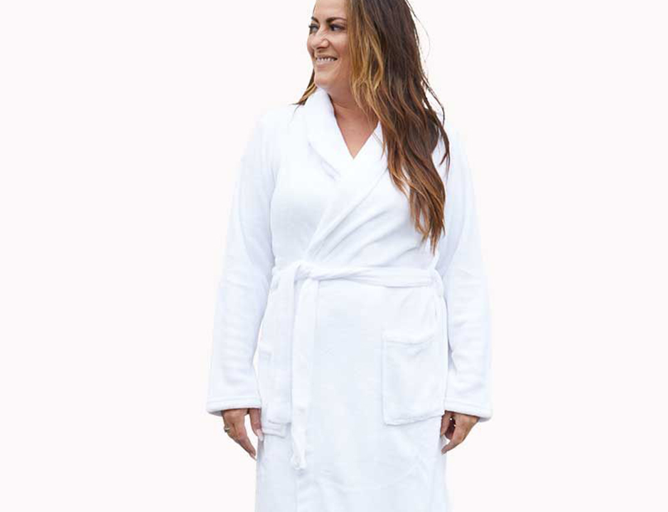 Badjas fleece unisex – 6 kleuren