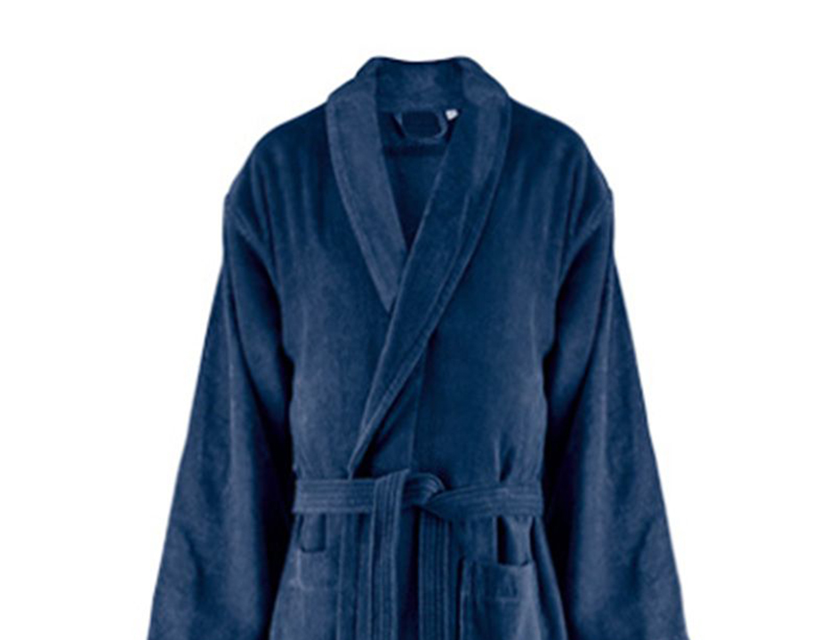 Sauna badjas velours katoen – unisex – 5 kleuren