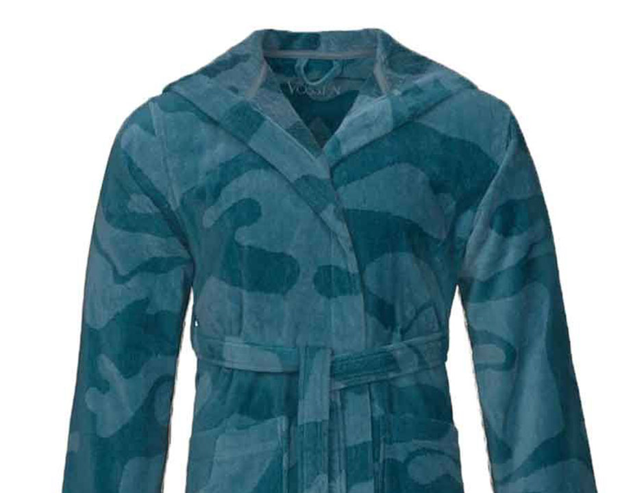 Camouflage- badjas heren