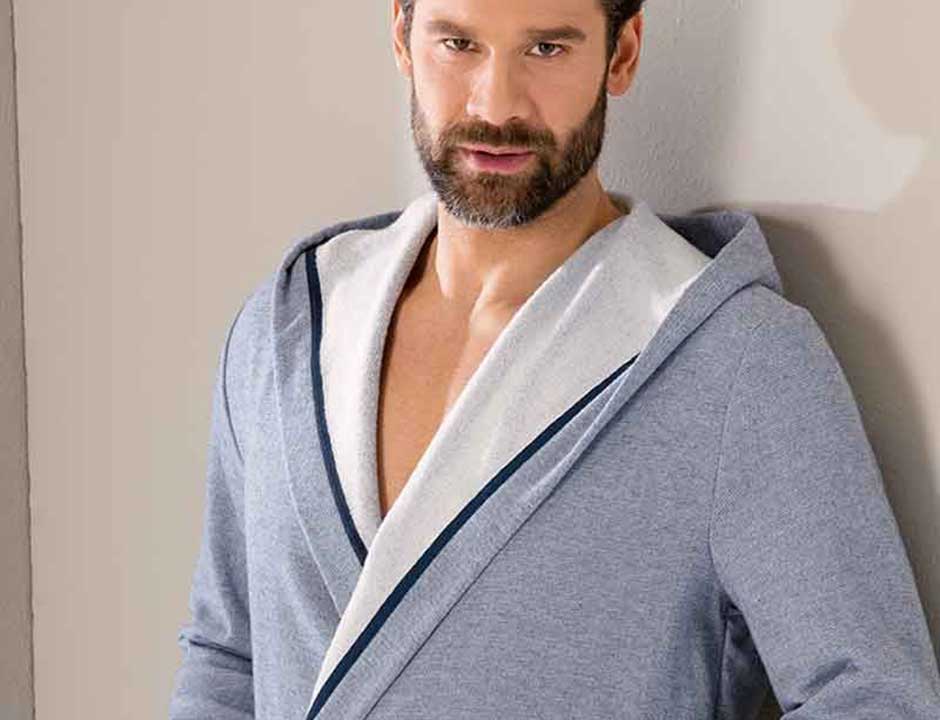 Cawo herenbadjas Denim