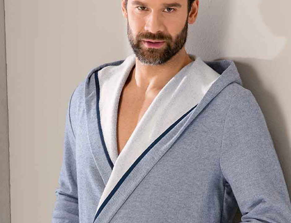 Cawo herenbadjas Denim