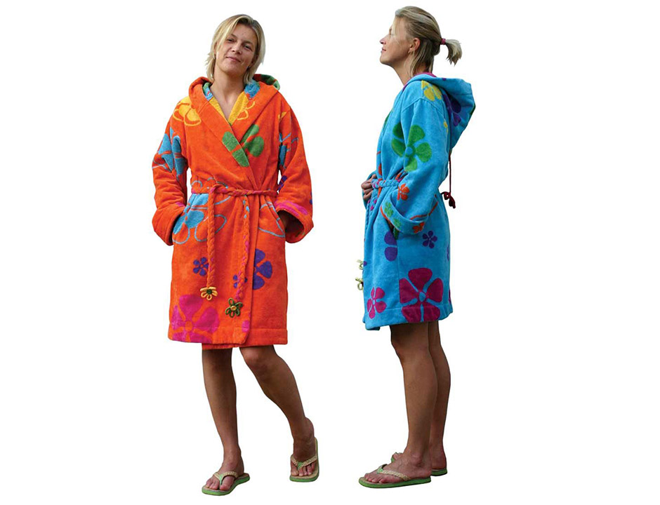 Dames badjas Sixtie's