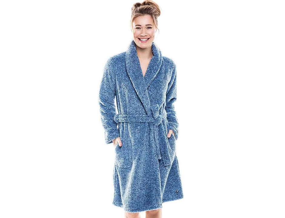 Badjas dames denimlook