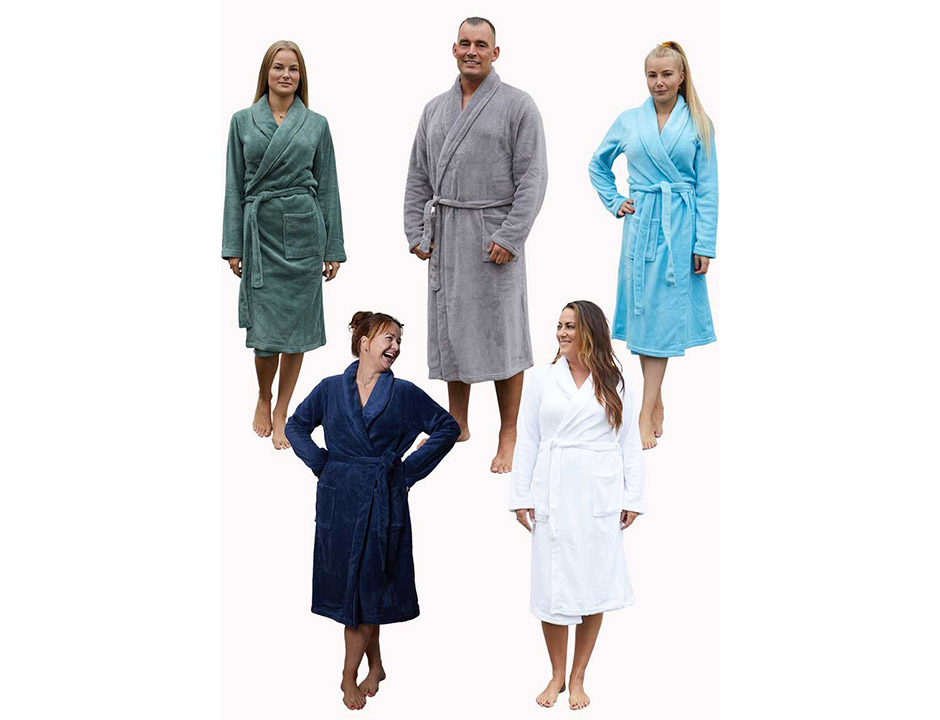 Fleece groen unisex - sjaalkraag - Relax Company