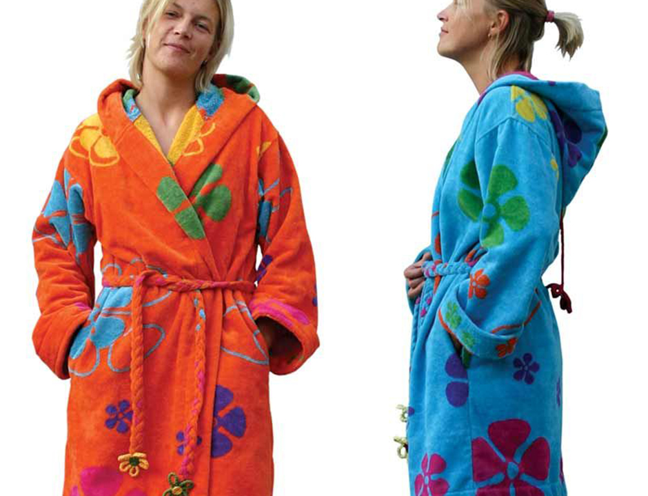 Dames badjas Sixtie's