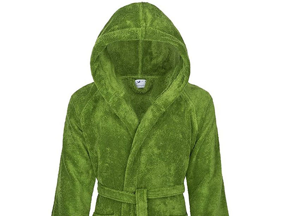 Capuchon badjas groen 2Xl tot 6XL 