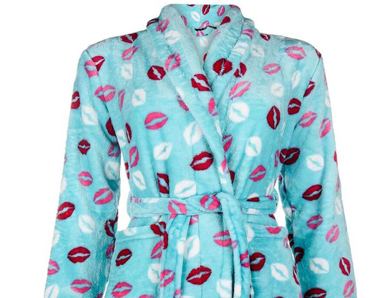 Kinderbadjas met kusjes