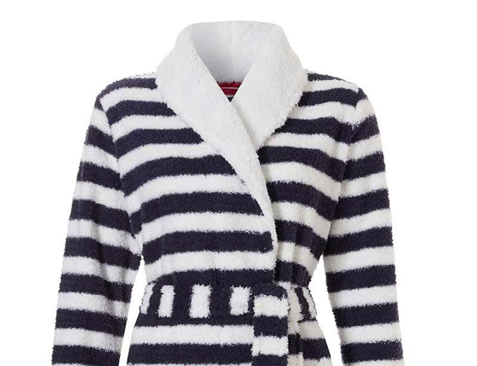 Marinelook dames-badjas fleece Pastunette Rebelle
