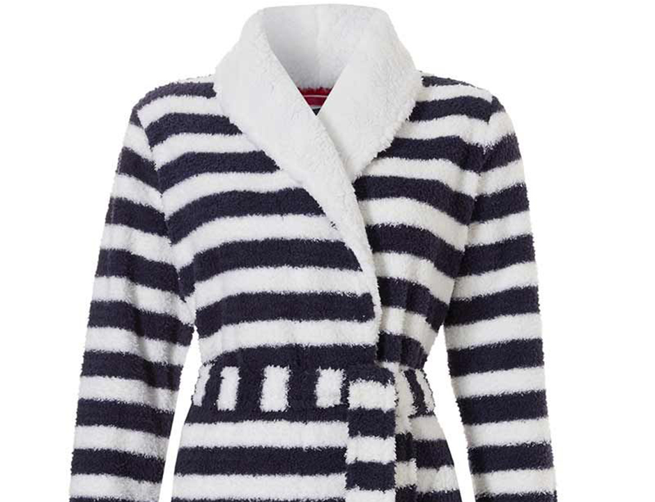 Rebelle damesbadjas streep