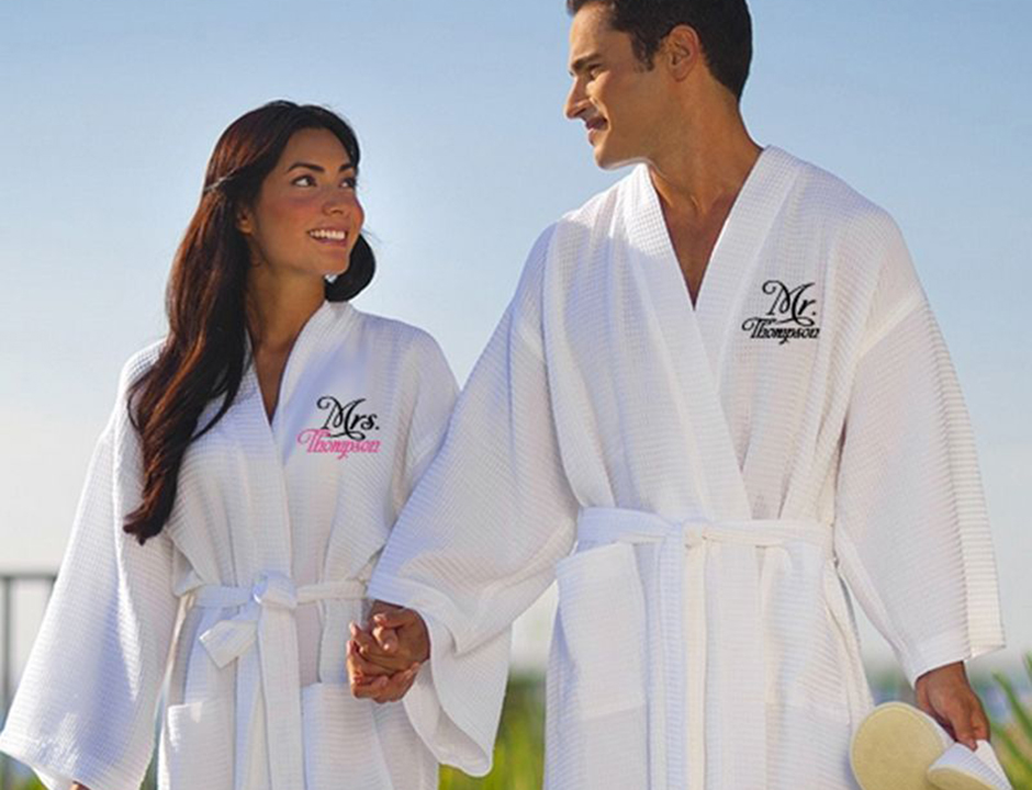 naam hotel B&B badjas