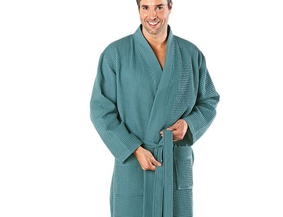 Petrol badjas pique - unisex