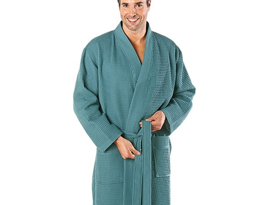 Petrol badjas pique - unisex